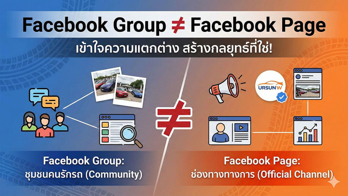 2026 เข้าใจบริบท Data Insight  ข้อมูล Facebook Group ≠ Facebook Page มันบอกอะไรได้เยอะจริง