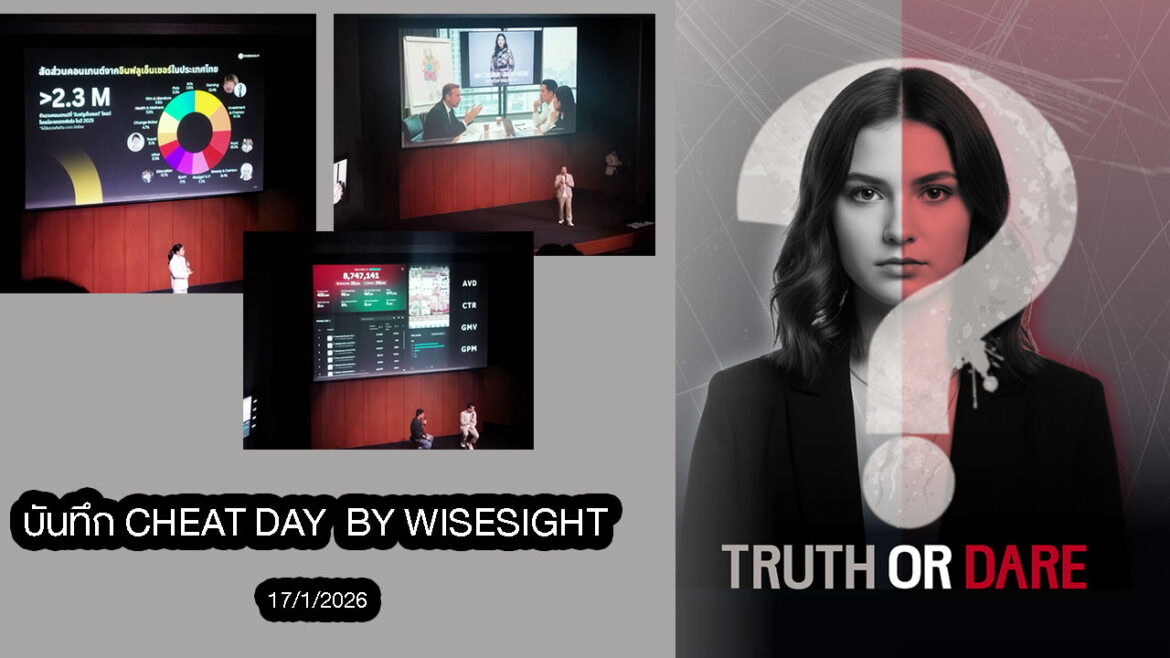CHEAT DAY วันนี้มีอะไรจาก  Wisesight ที่จัดให้สำหรับลูกค้า